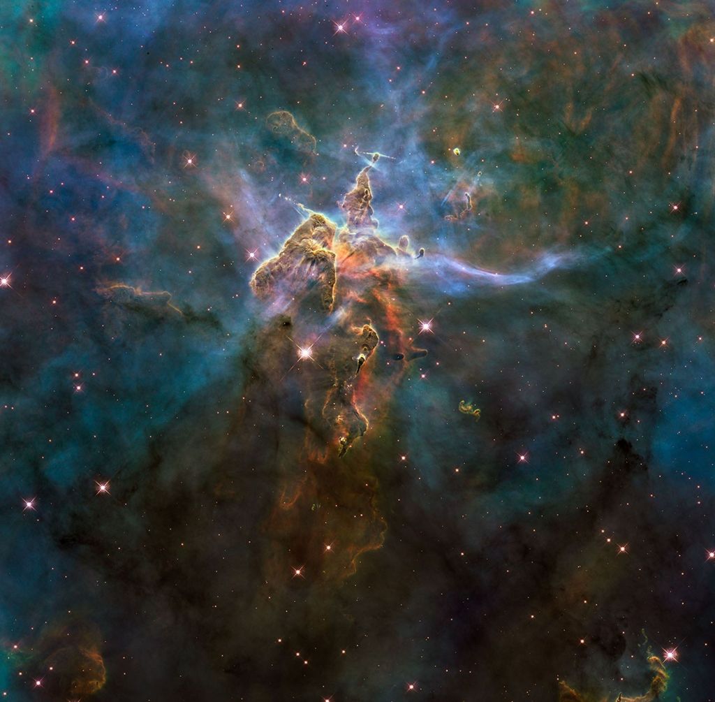 Hubble mystic mountain galaxy NASA representing Oryssea